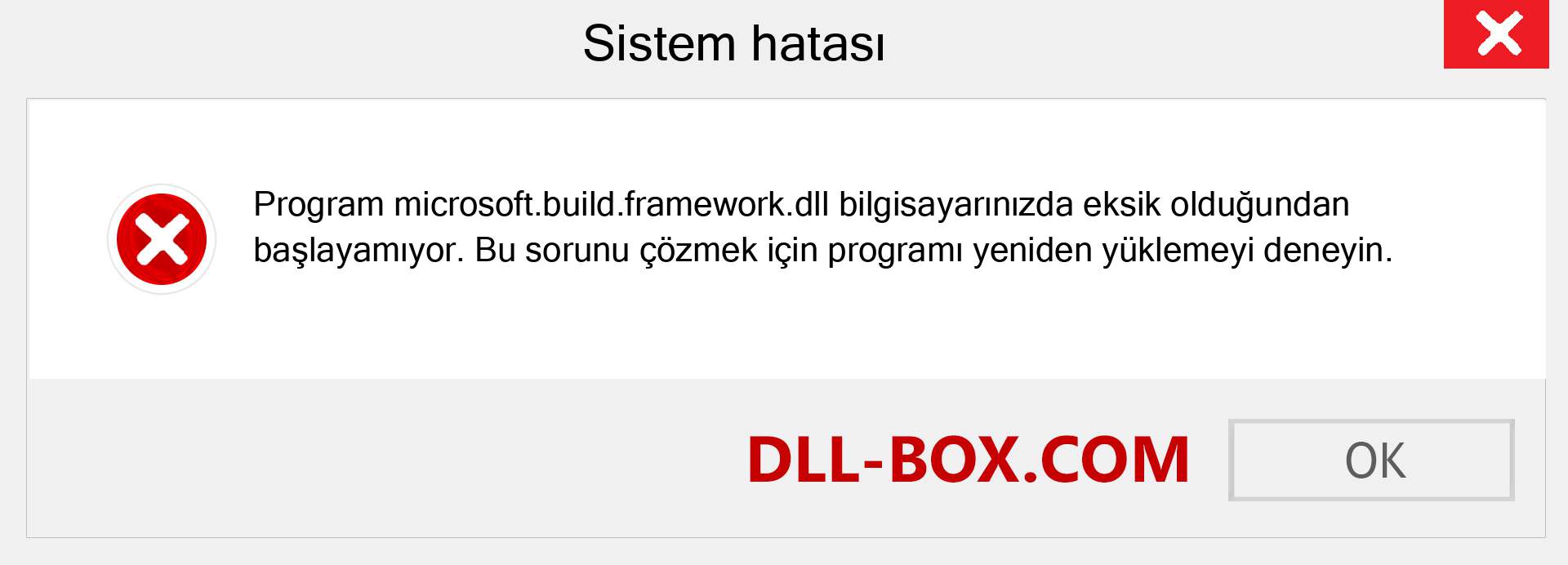 microsoft.build.framework.dll dosyası eksik mi? Windows 7, 8, 10 için İndirin - Windows'ta microsoft.build.framework dll Eksik Hatasını Düzeltin, fotoğraflar, resimler